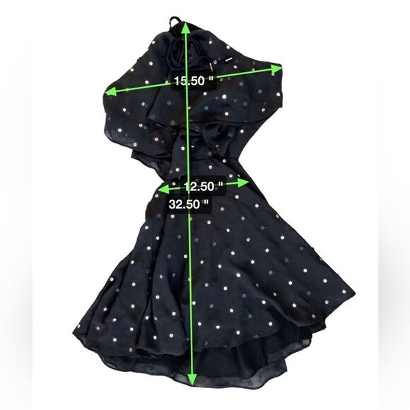 NWT House of Harlow X REVOLVE Korin Dress in Noir Size Small - Picture 9 of 12